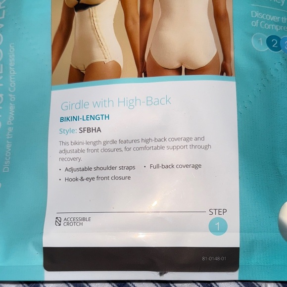 Marena Recovery Beige High-Back Shapewear - Picture 1 of 6